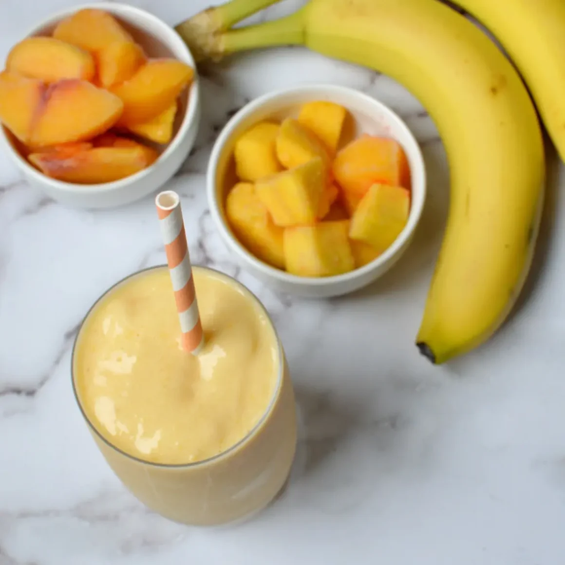 Banana Peach Smoothie